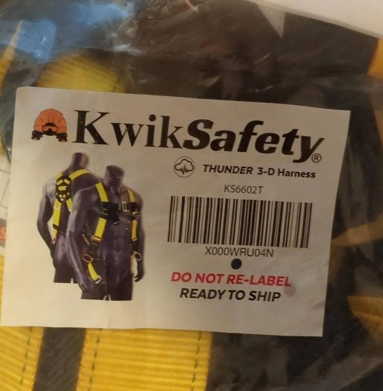 KwikSafety THUNDER 3-D Harness KS6602T