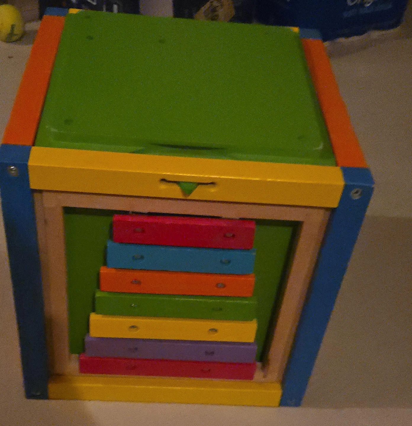 Wooden Activity Cube Toy