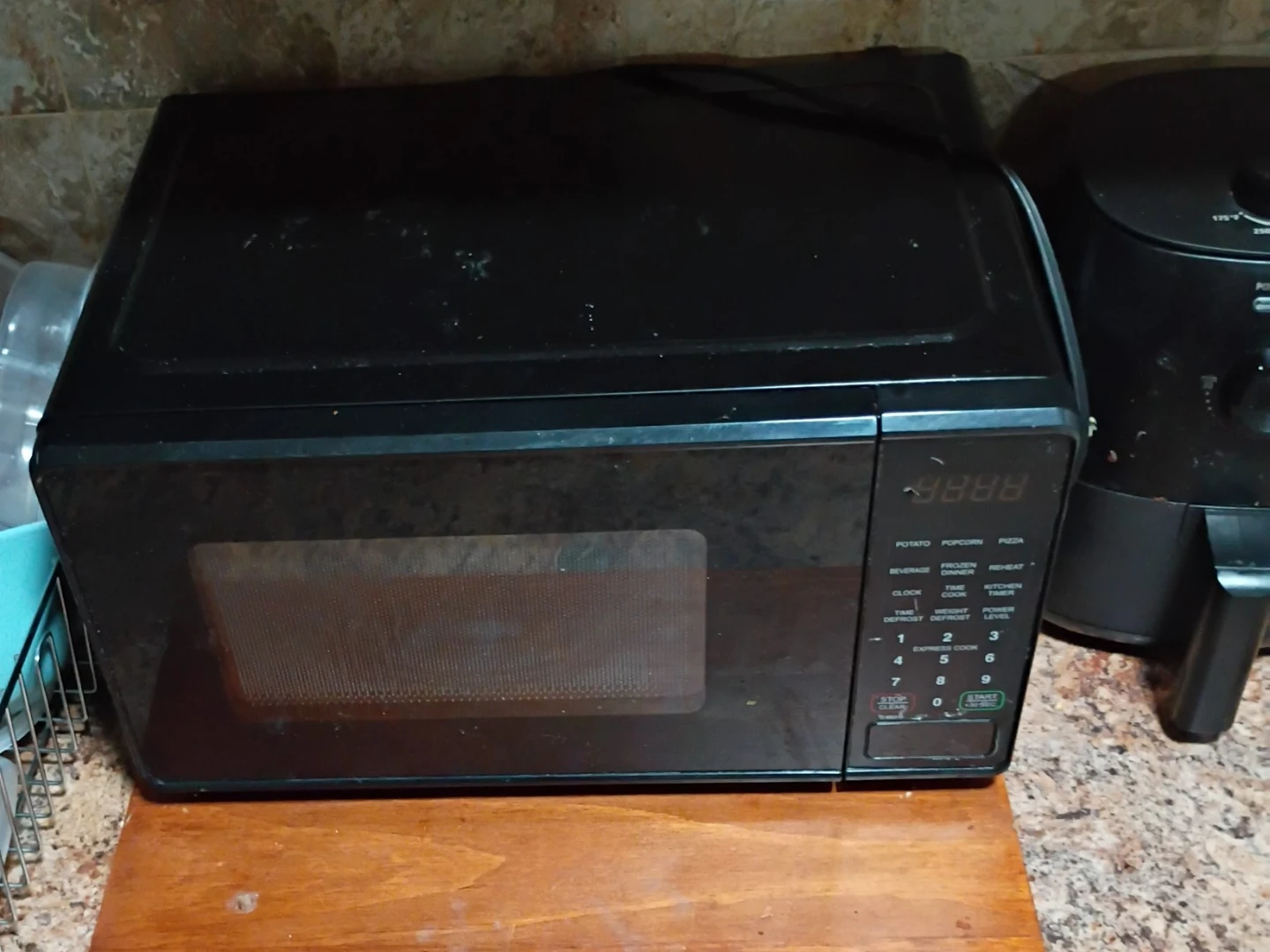 Black Microwave Oven