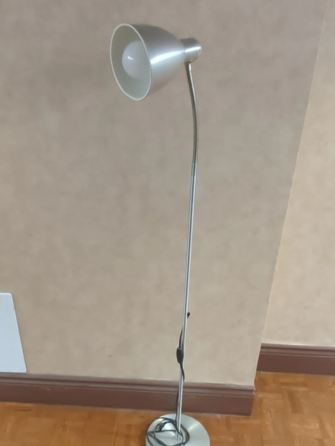 Silver Floor Lamp