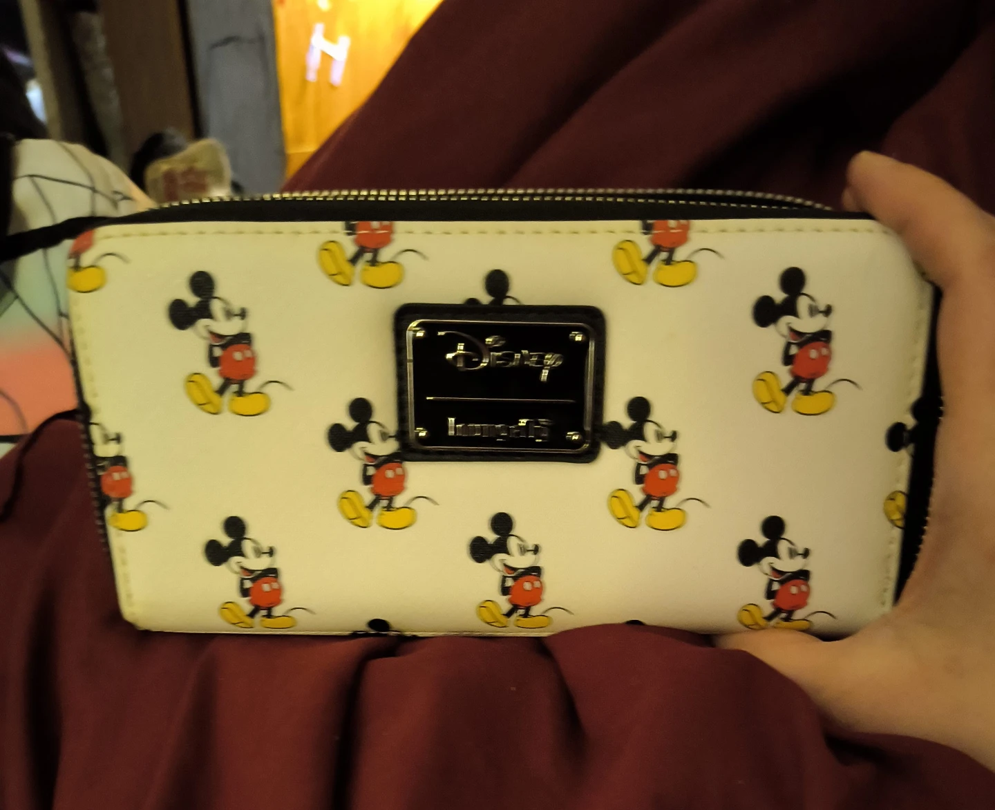 Loungefly Disney Mickey Mouse Zip Around Wallet