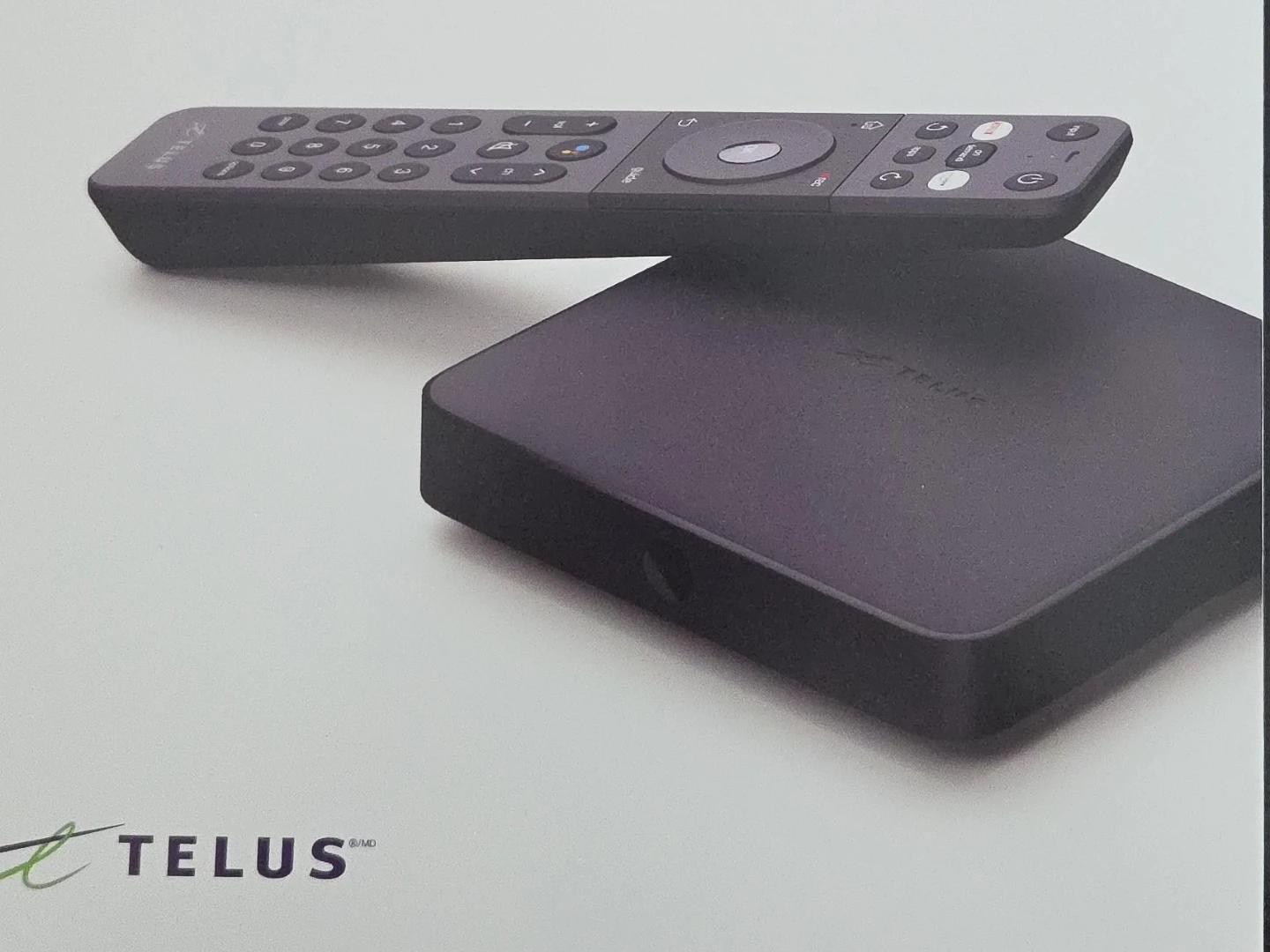 Telus TV Box and Remote
