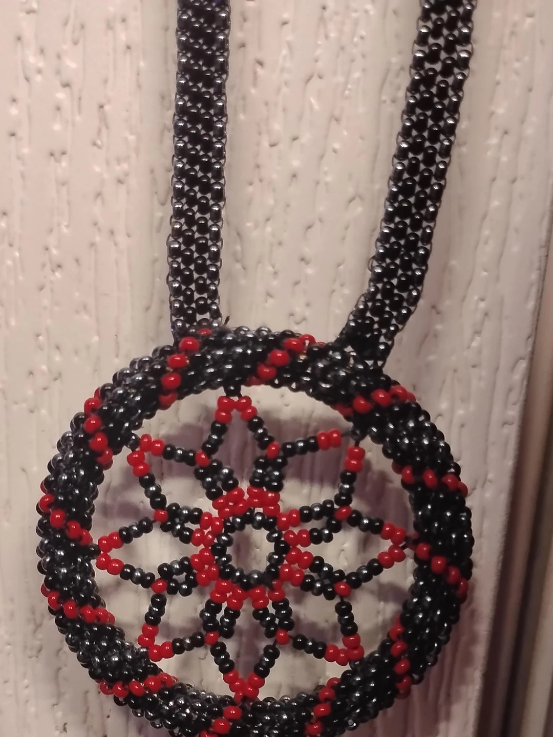 Beaded Dreamcatcher Necklace