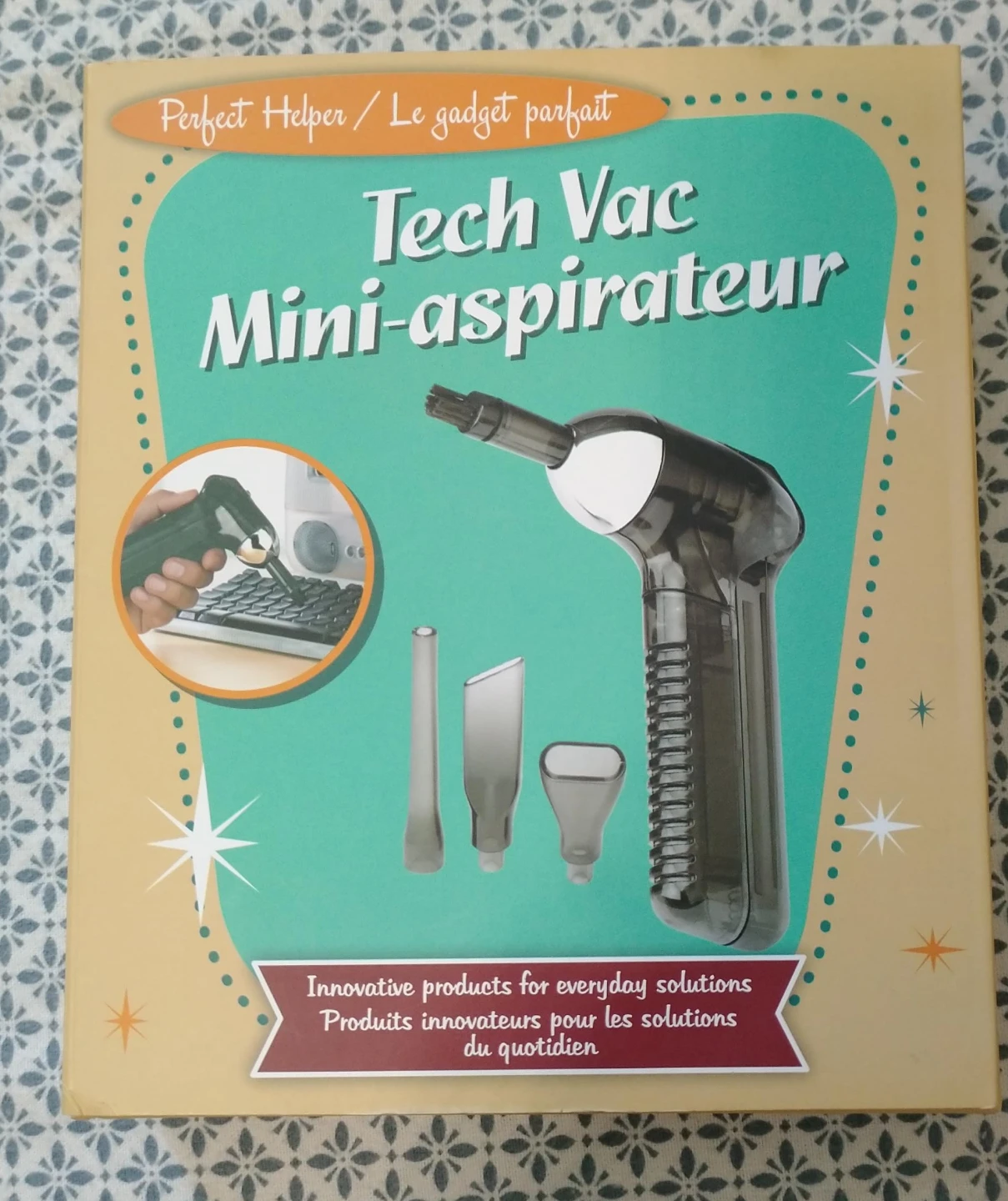 🧡 Tech Vac Mini Vacuum with 4 Attachments