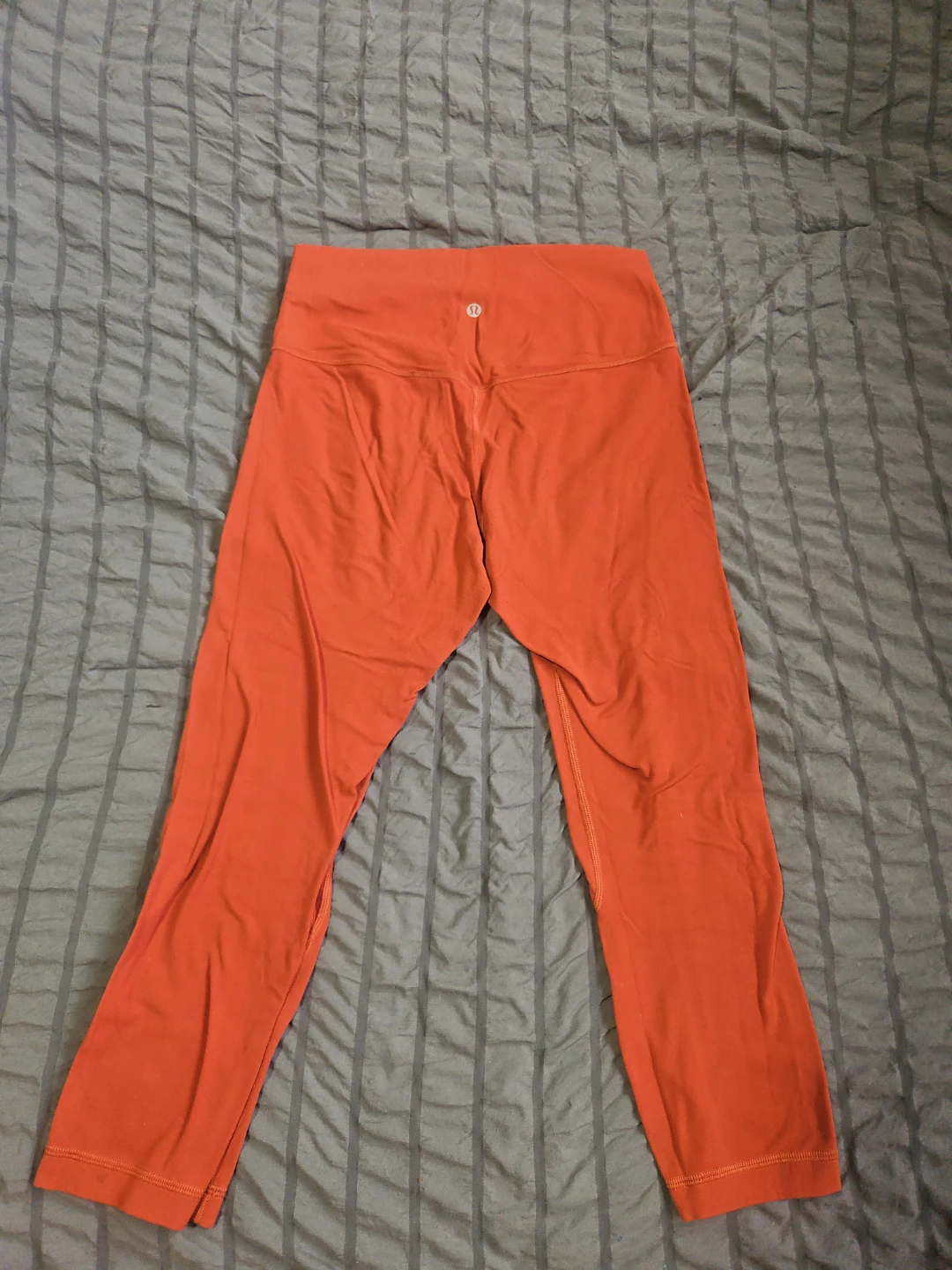 Lululemon Orange Cropped Leggings