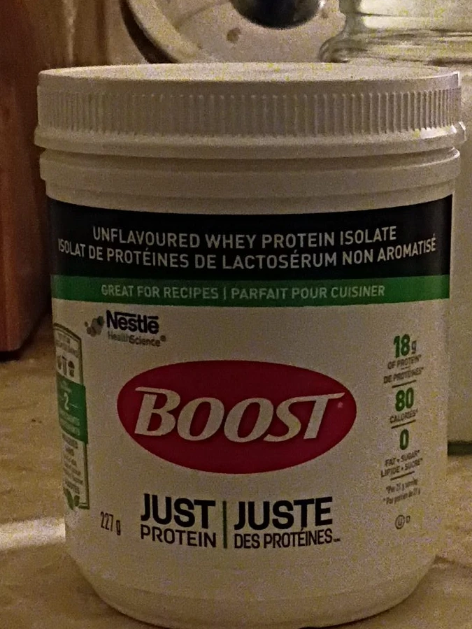 Boost Unflavoured Whey Protein Isolate 227g