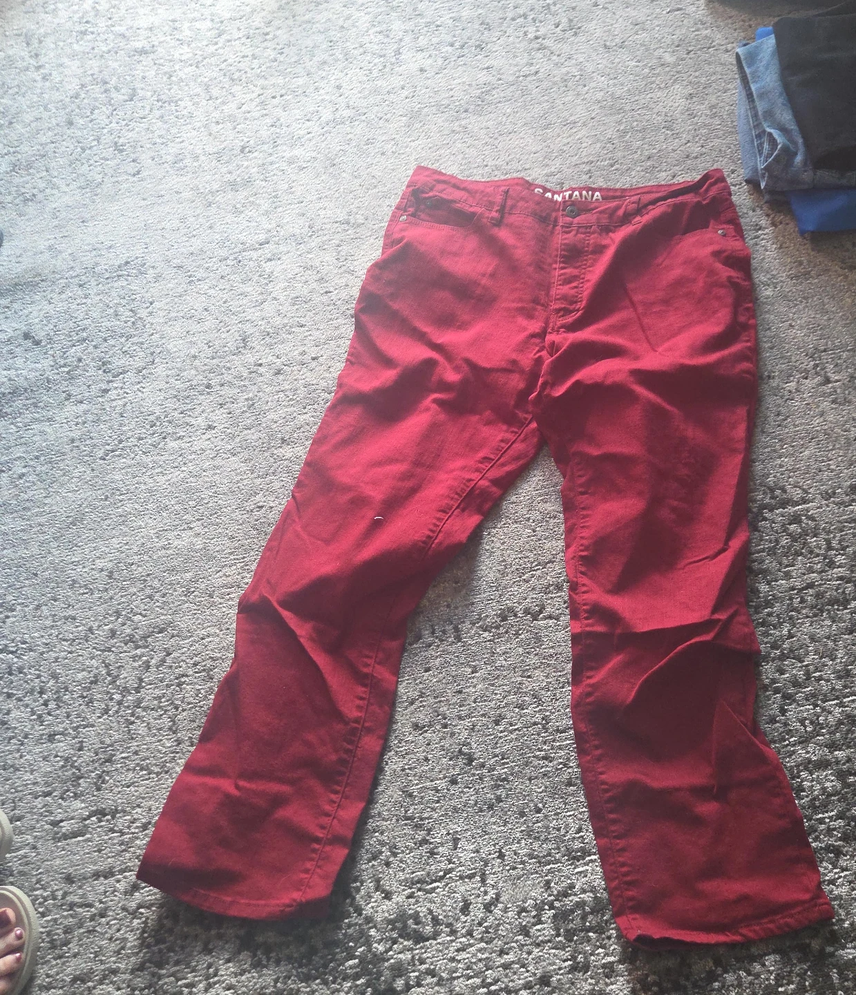 Red Santana Jeans