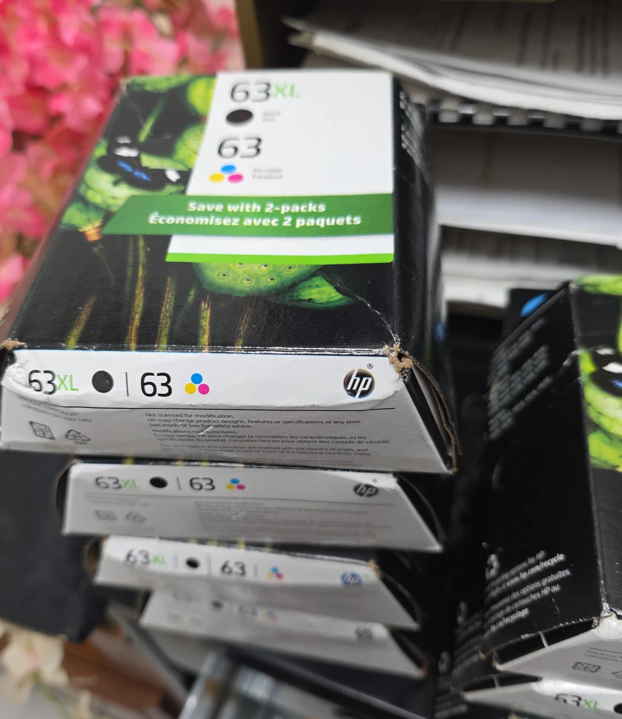 HP 63XL Black and Tri-color Ink Cartridges (2-Pack)