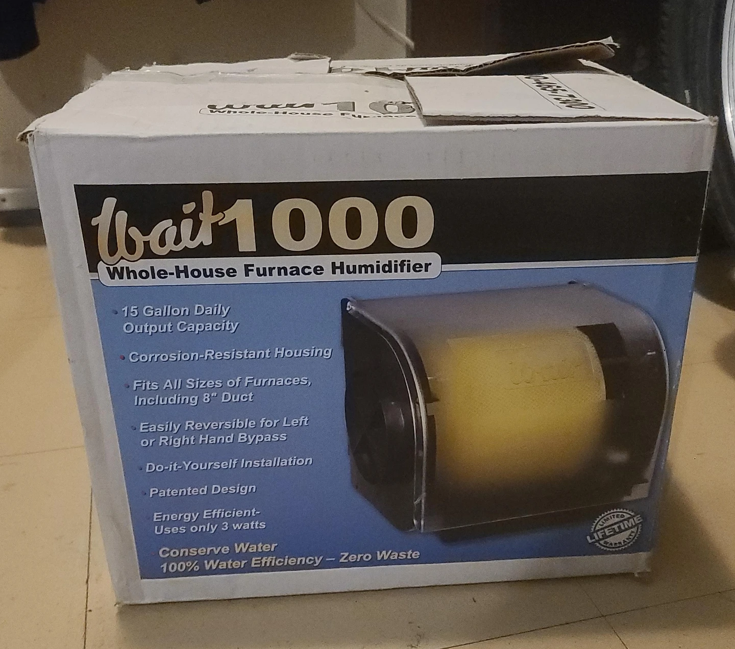 Wait 1000 Whole-House Furnace Humidifier