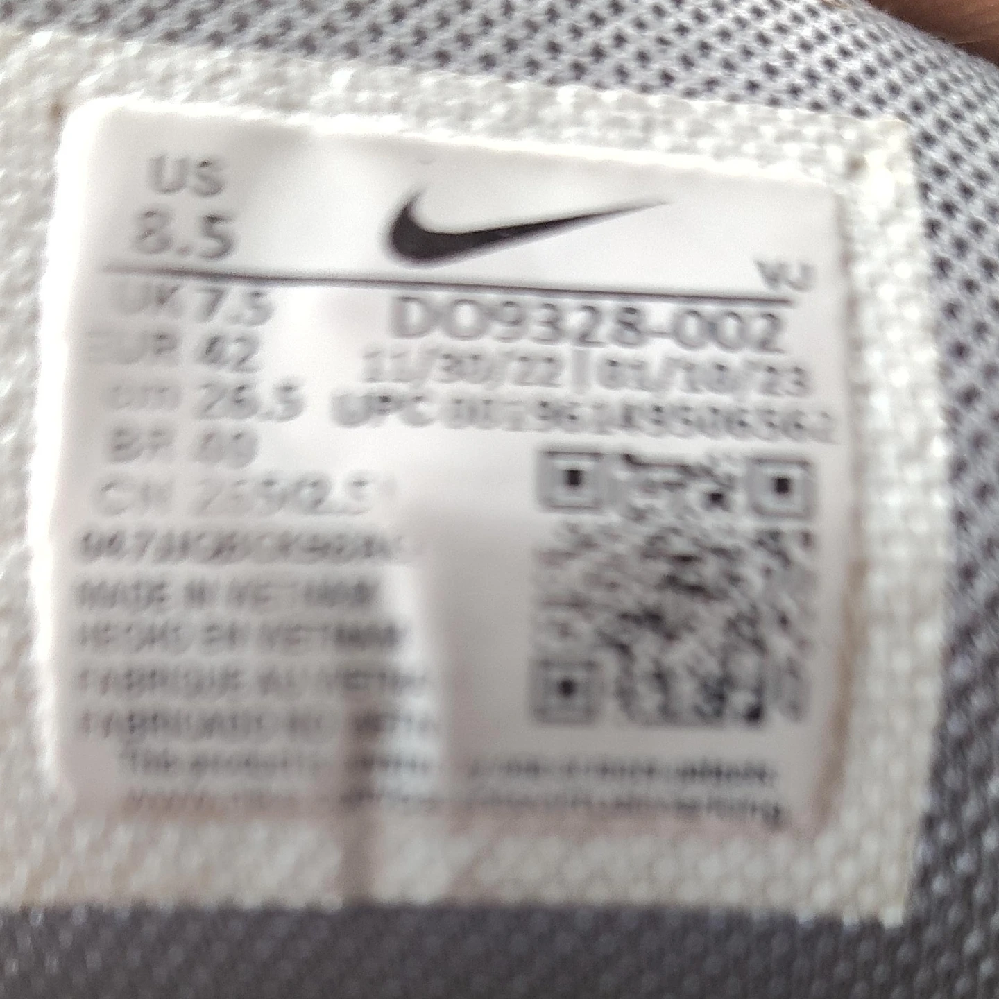 Nike Metcon 8 Shoes Grey/White US 8.5