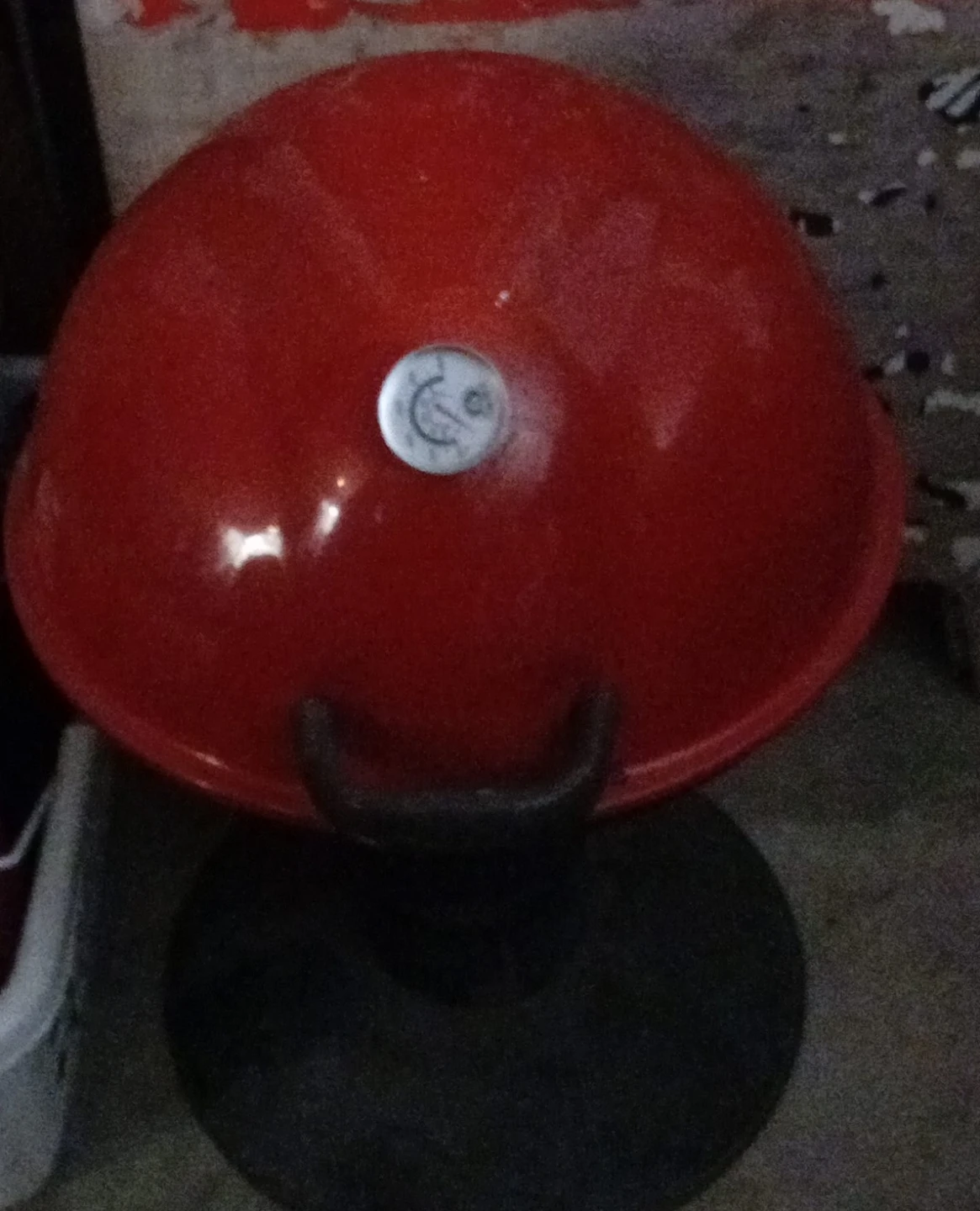 Red electric bbq