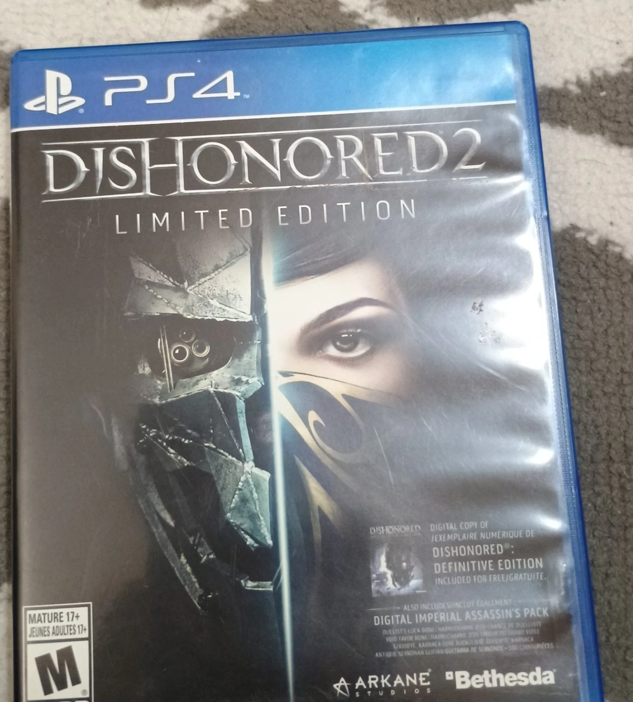 PS4 Dishonored 2 Limited Edition Video Game