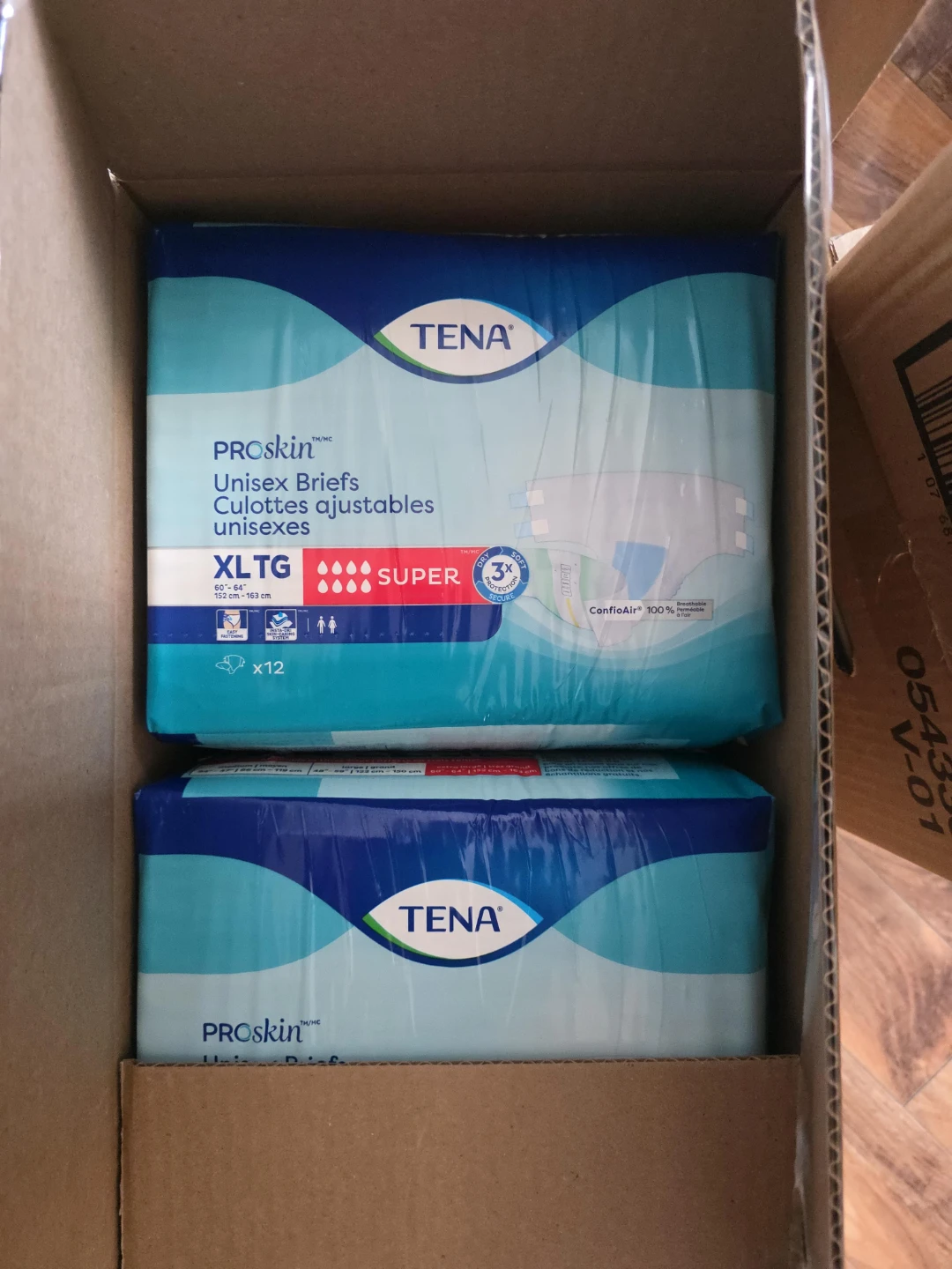 TENA ProSkin Unisex Briefs XL TG - 16 Packs of 12/pack
