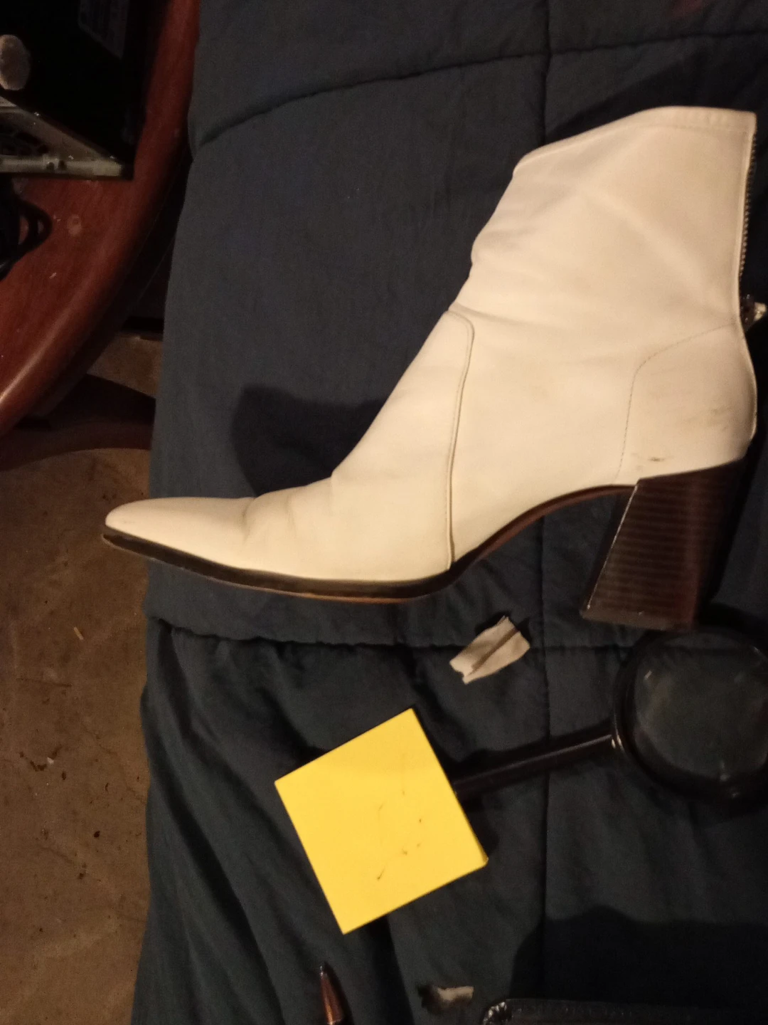 White Ankle Boots