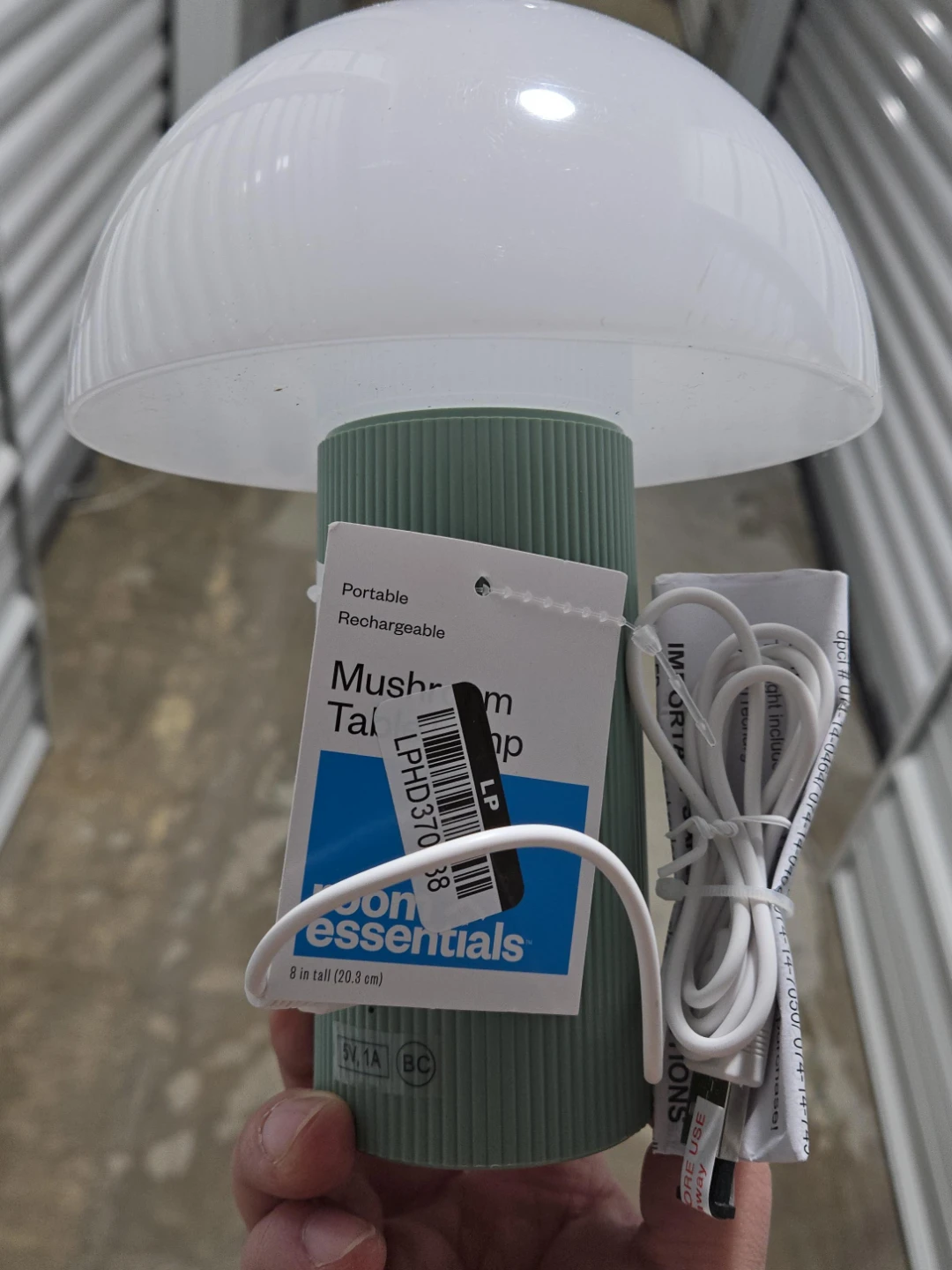 Room Essentials Portable touch activated Rechargeable Lamp