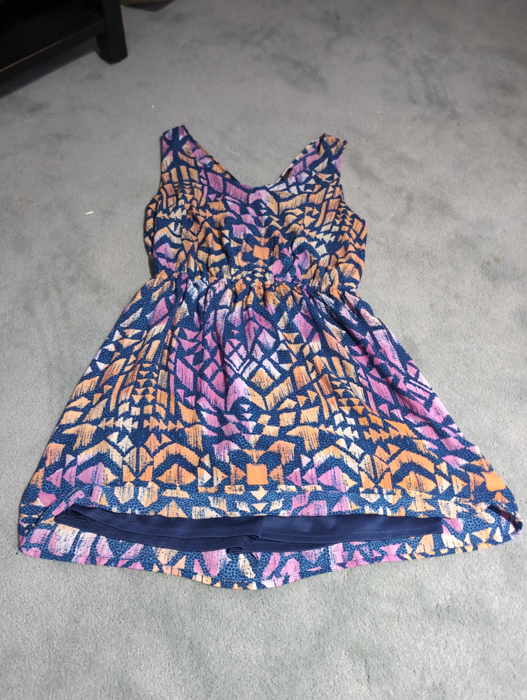 Forever 21 Girls Geometric Print Dress