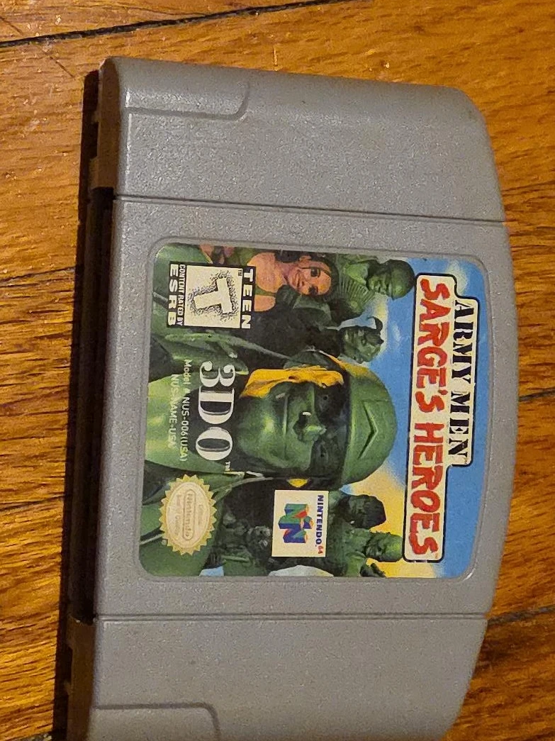 Nintendo 64 Army Men: Sarge's Heroes Video Game