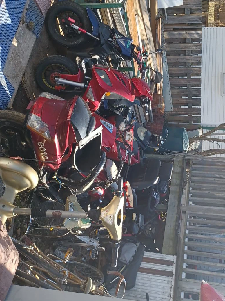 Red Scooter / Motorcycle Parts