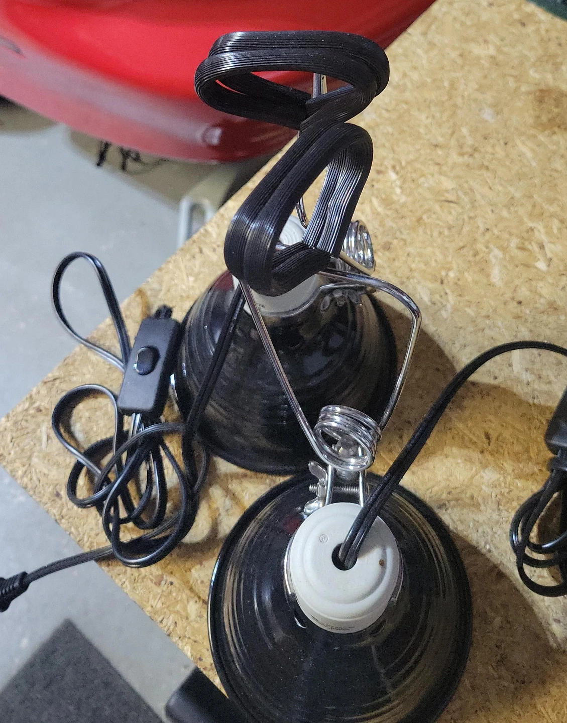 2 Clip-On Heat Lamp Fixture