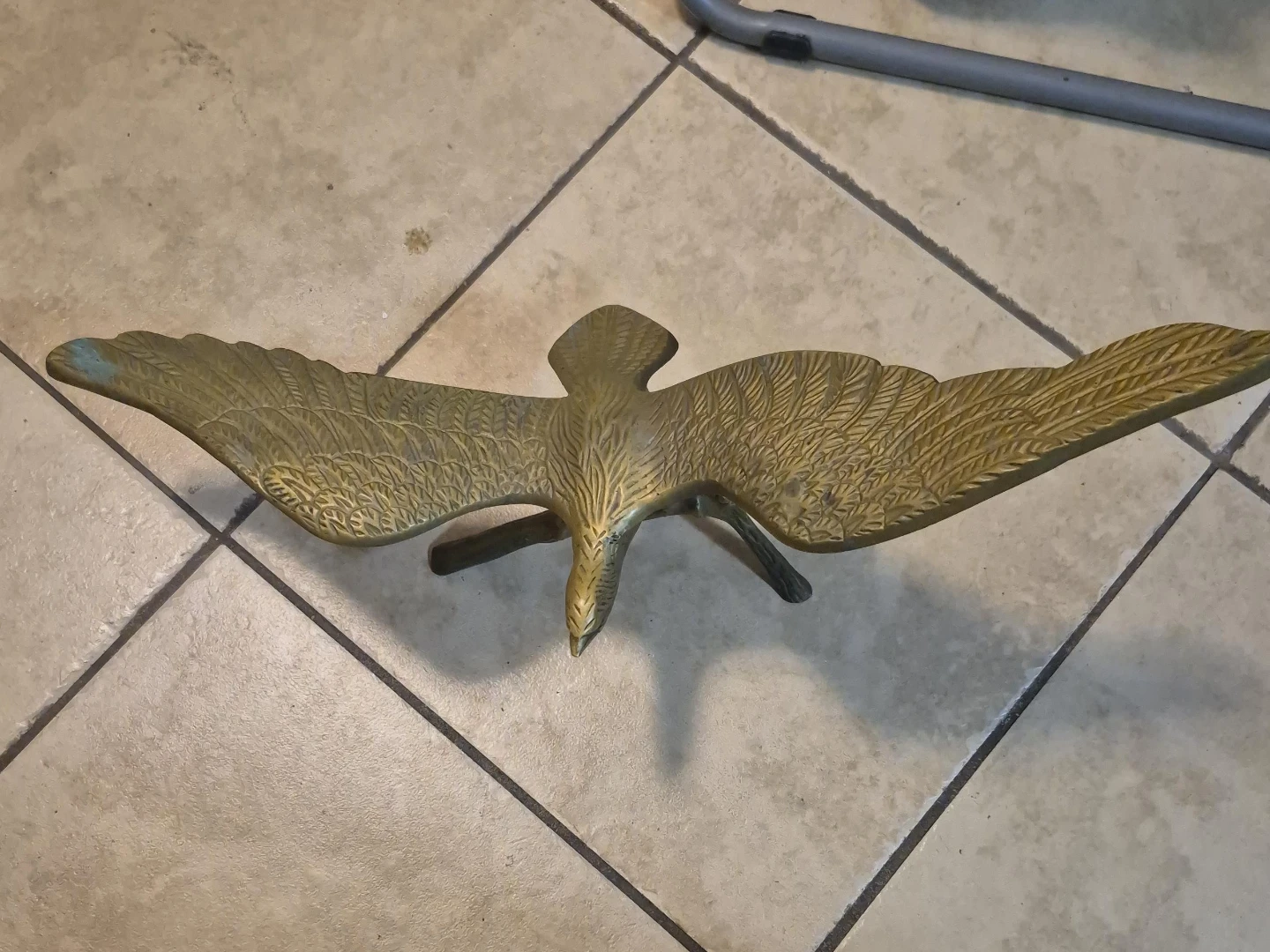 Brass Eagle Figurine
