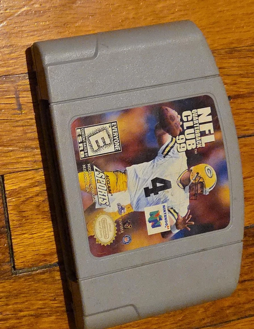 NFL Quarterback Club '99 Nintendo 64 Game Cartridge