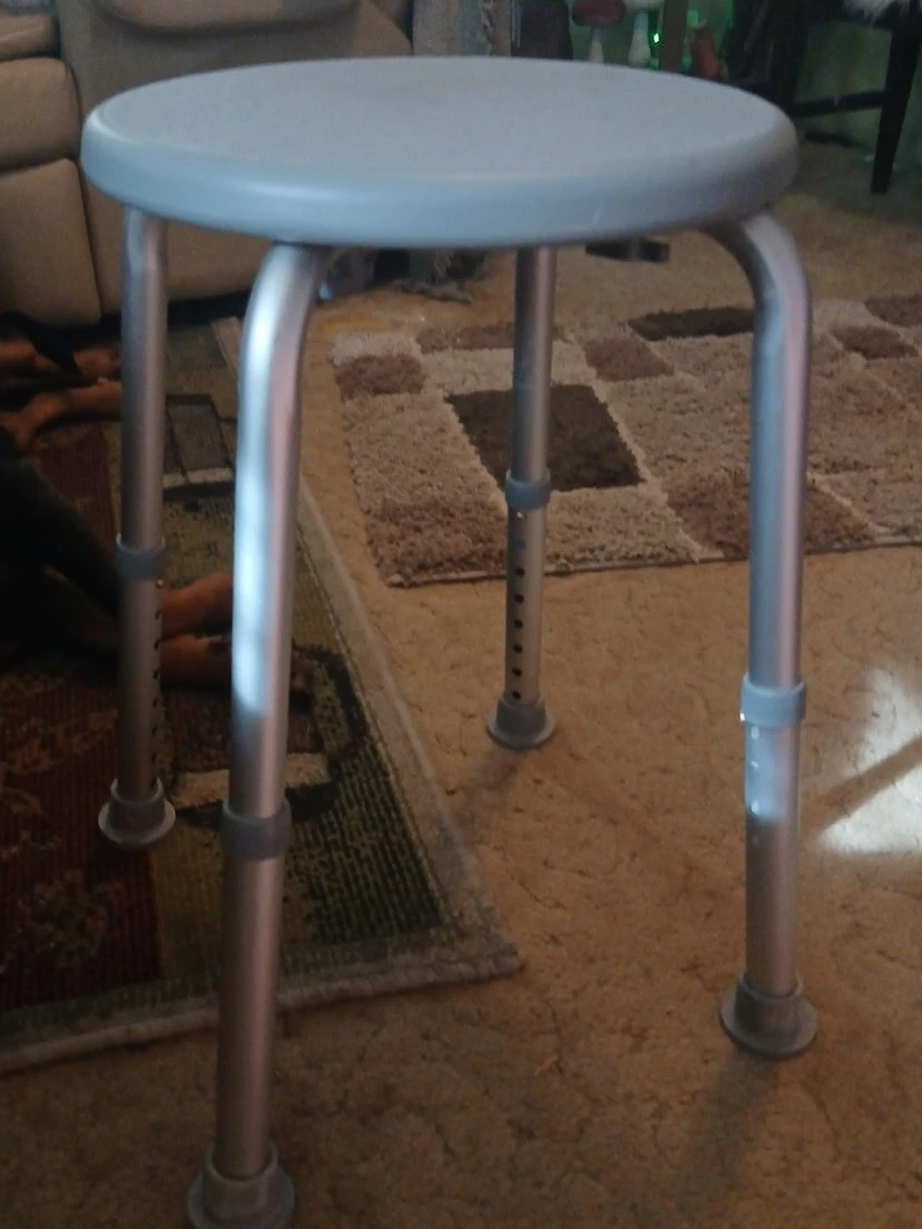 Adjustable Height Shower Stool