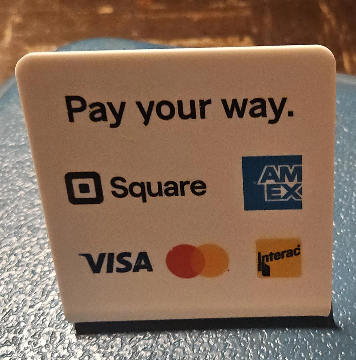 Square Payment Sign