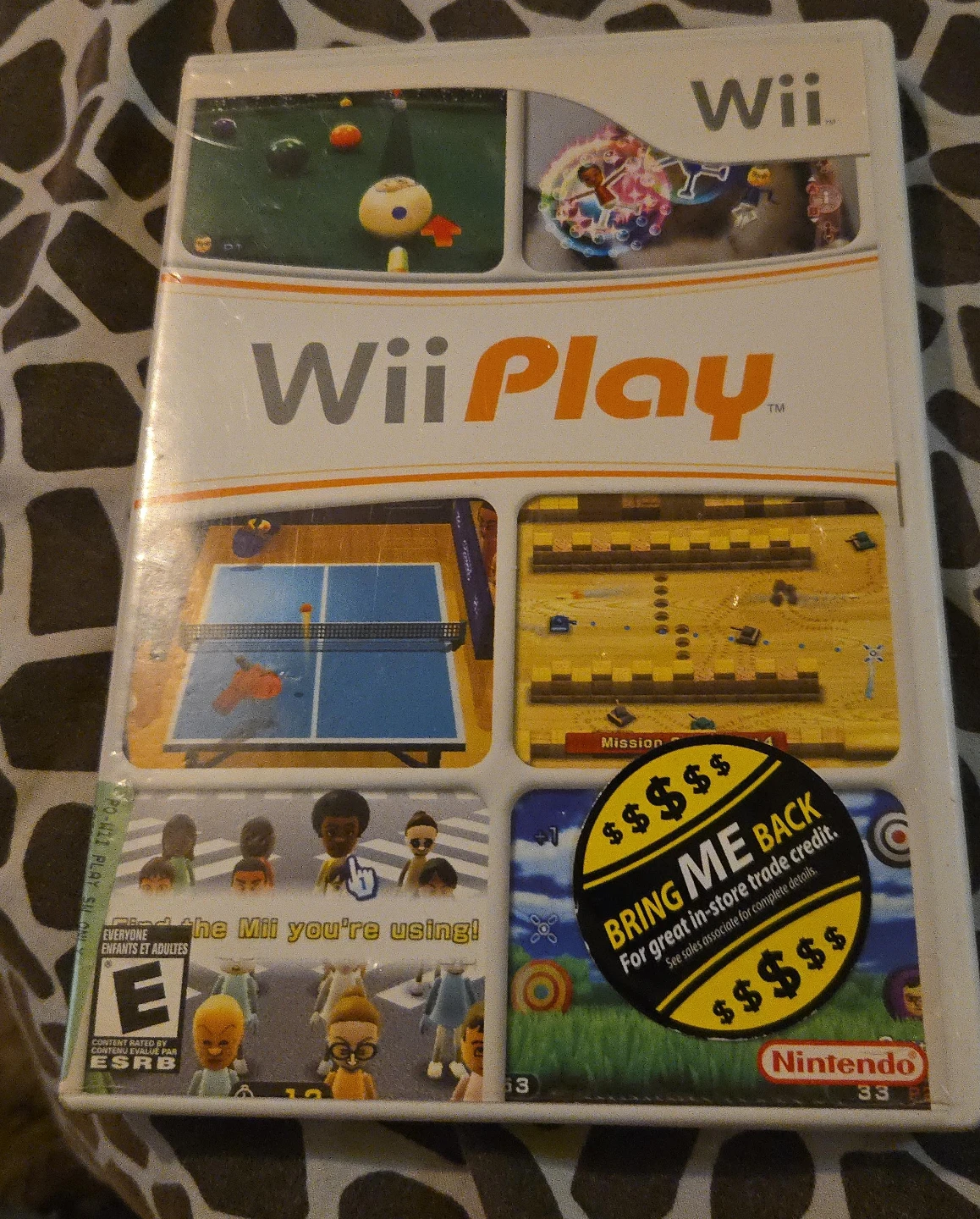 Wii Play Video Game for Nintendo Wii