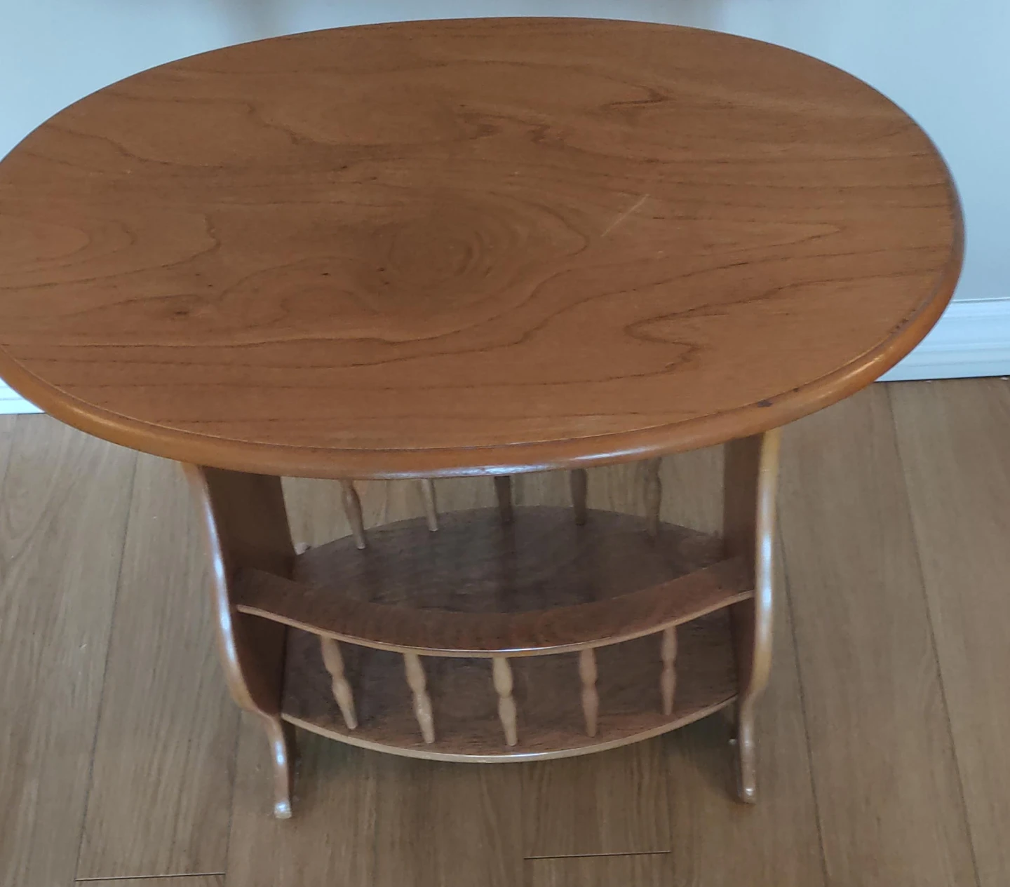 Round Wooden Side Table