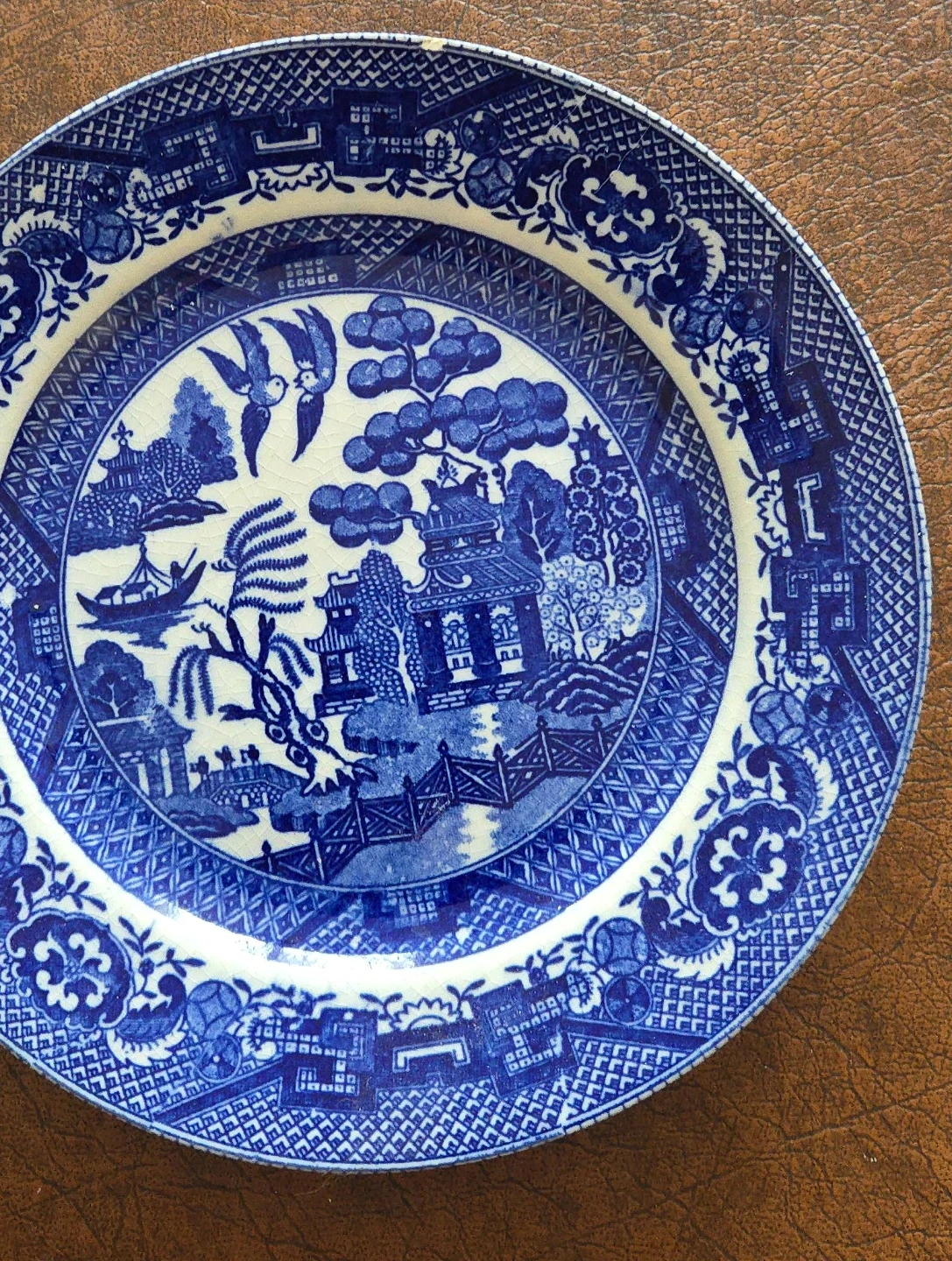 Blue Willow Plate