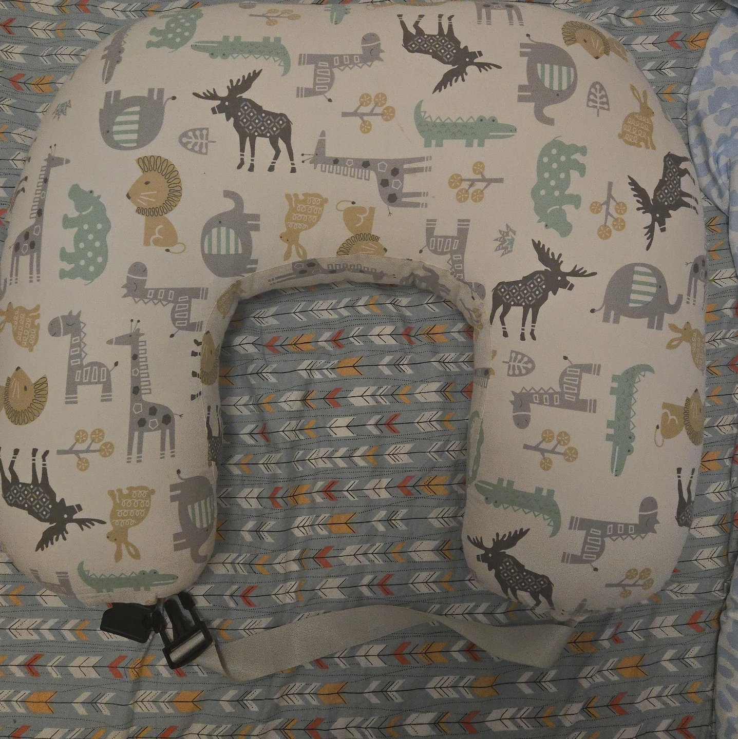 Nursing Pillow with Animal Print