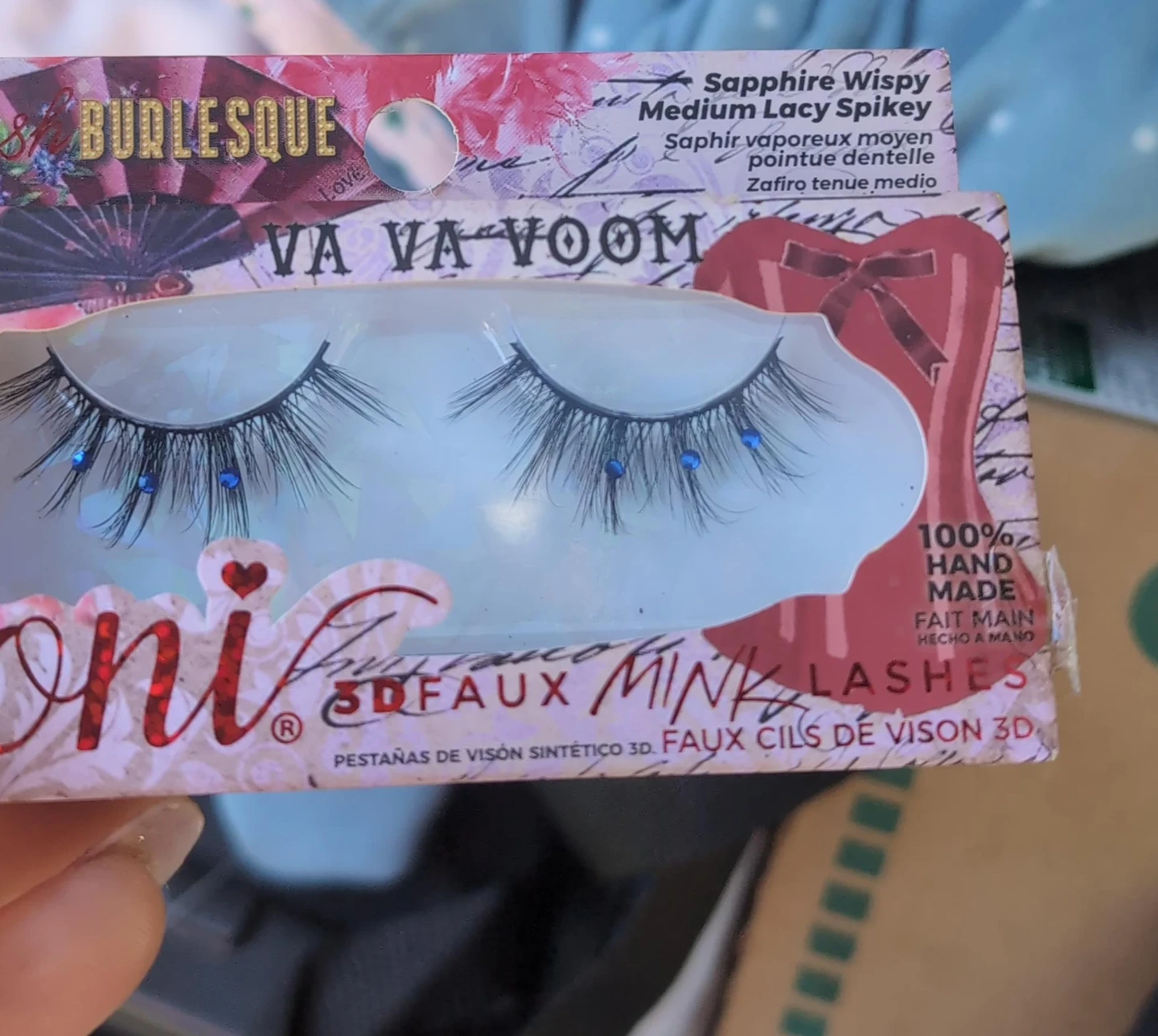 Oni 3D Faux Mink Lashes - Sapphire Wispy Medium