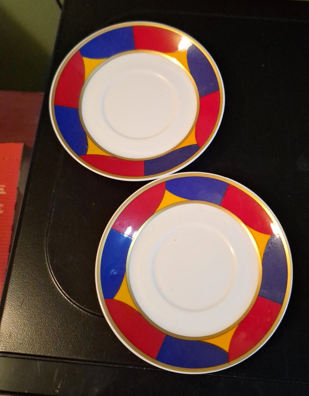 Set of 2 Decorative Saucers