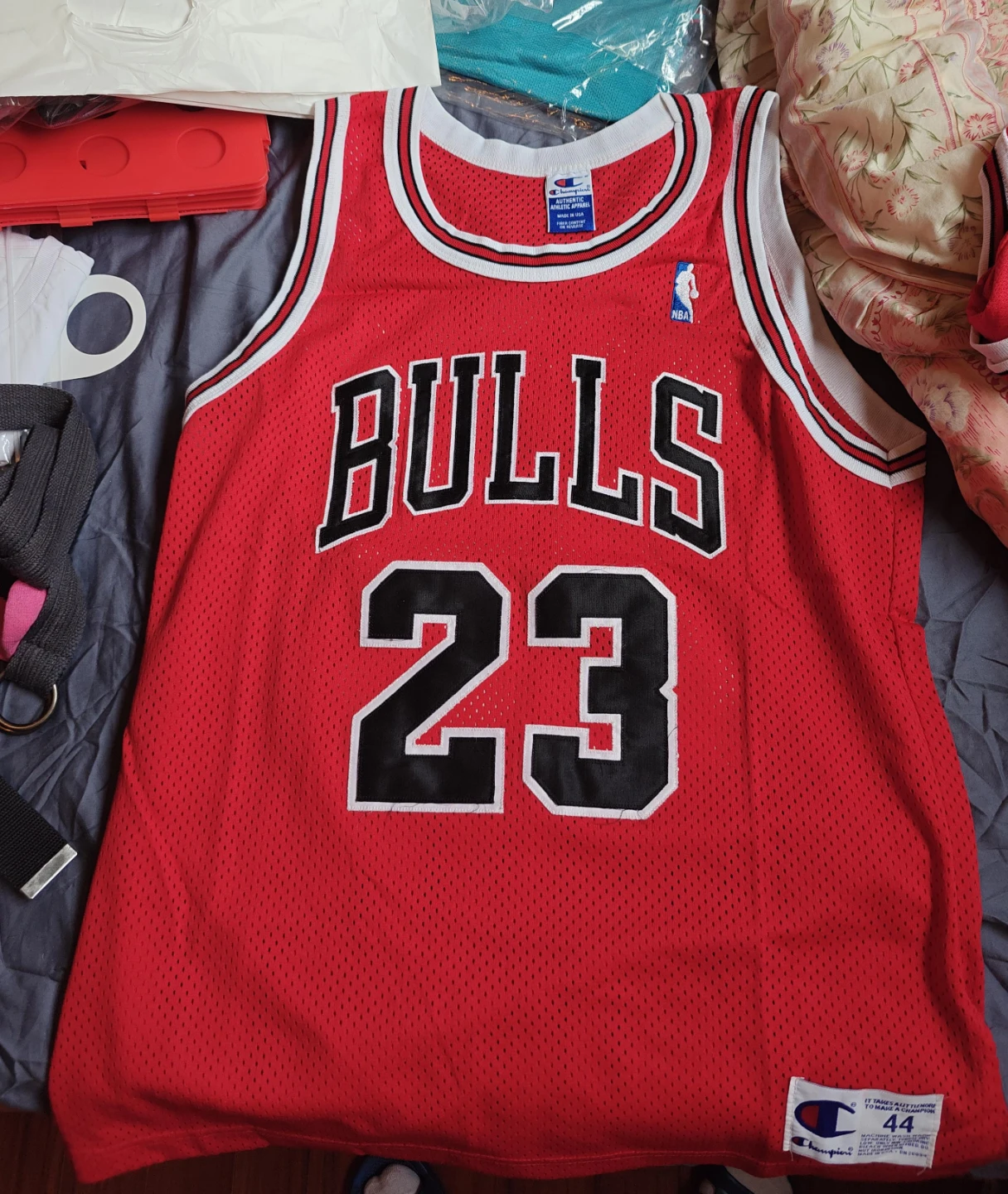 Champion Chicago Bulls Michael Jordan #23 Jersey Size 44
