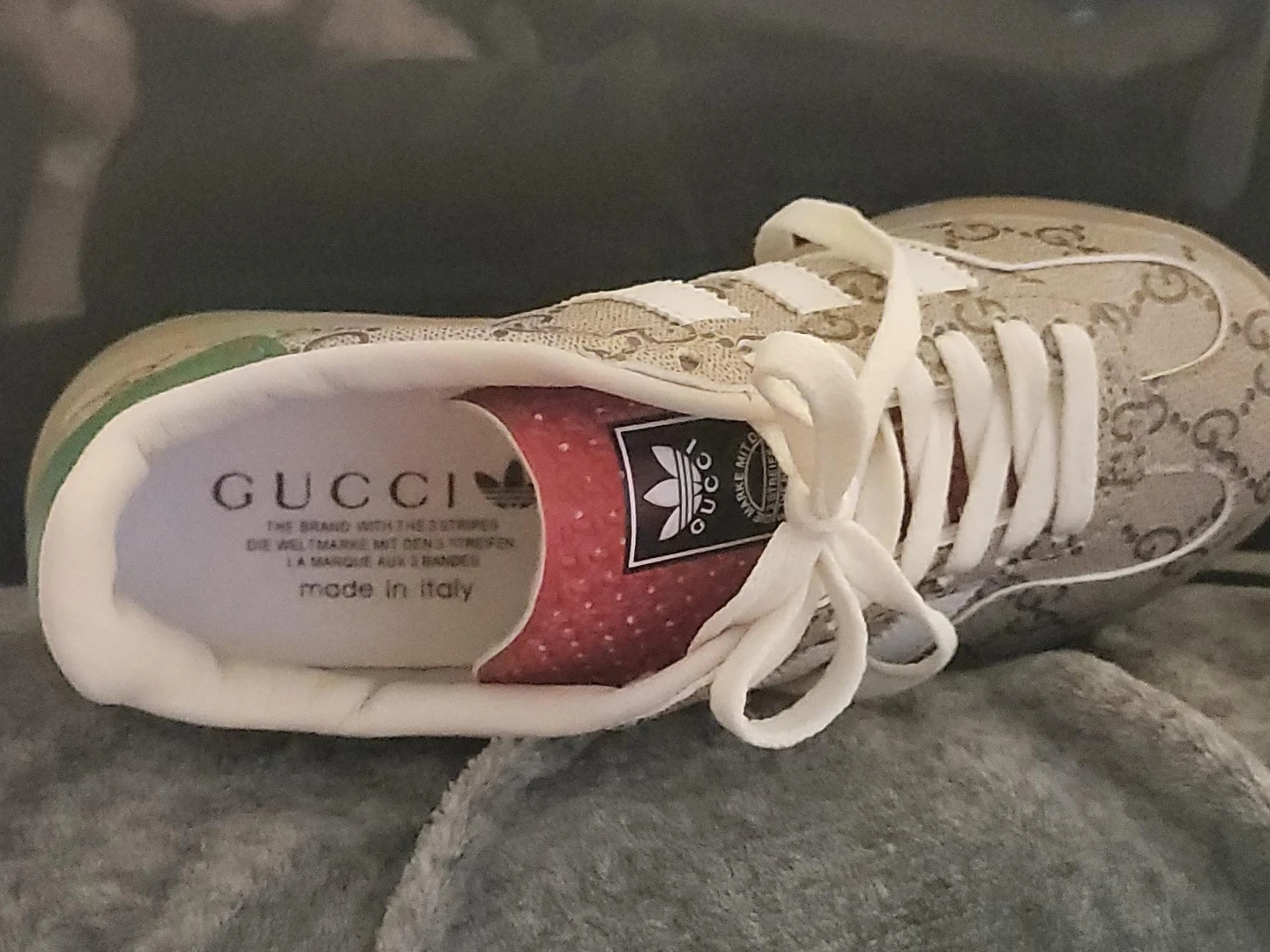 Adidas x Gucci Gazelle Sneakers Size US 5