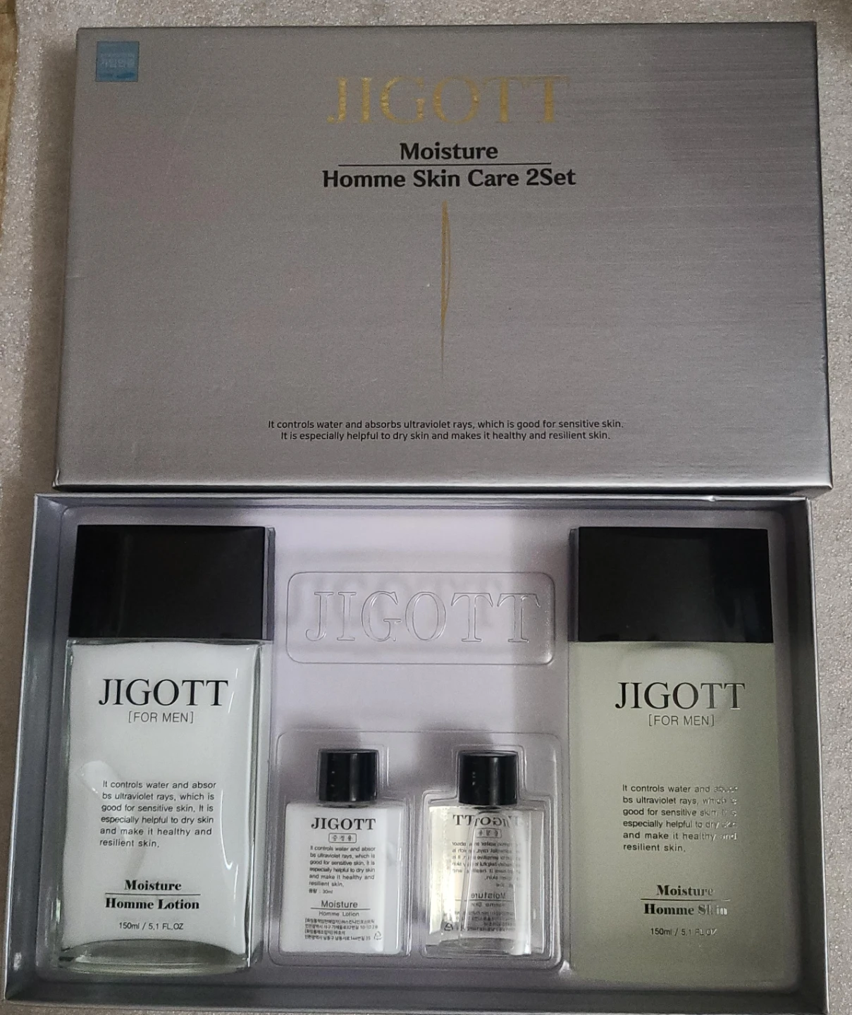 Jigott Moisture Homme Skin Care 2Set