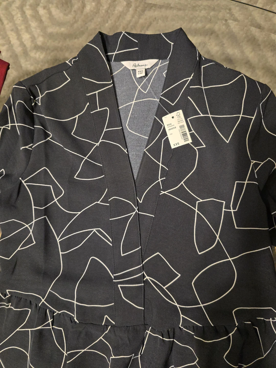 Rathmana Abstract Print Blouse XXS