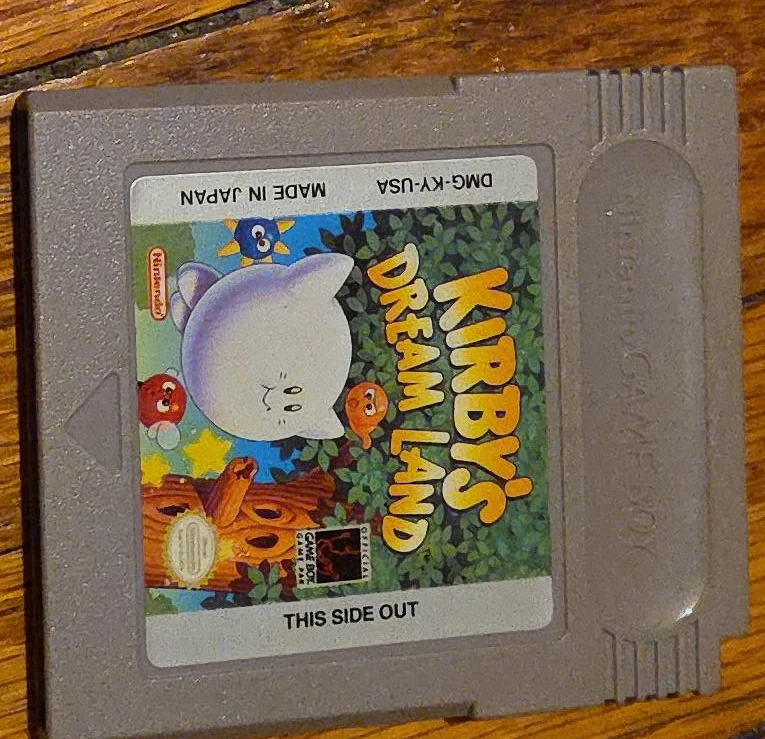 Kirby's Dream Land Game Boy Game