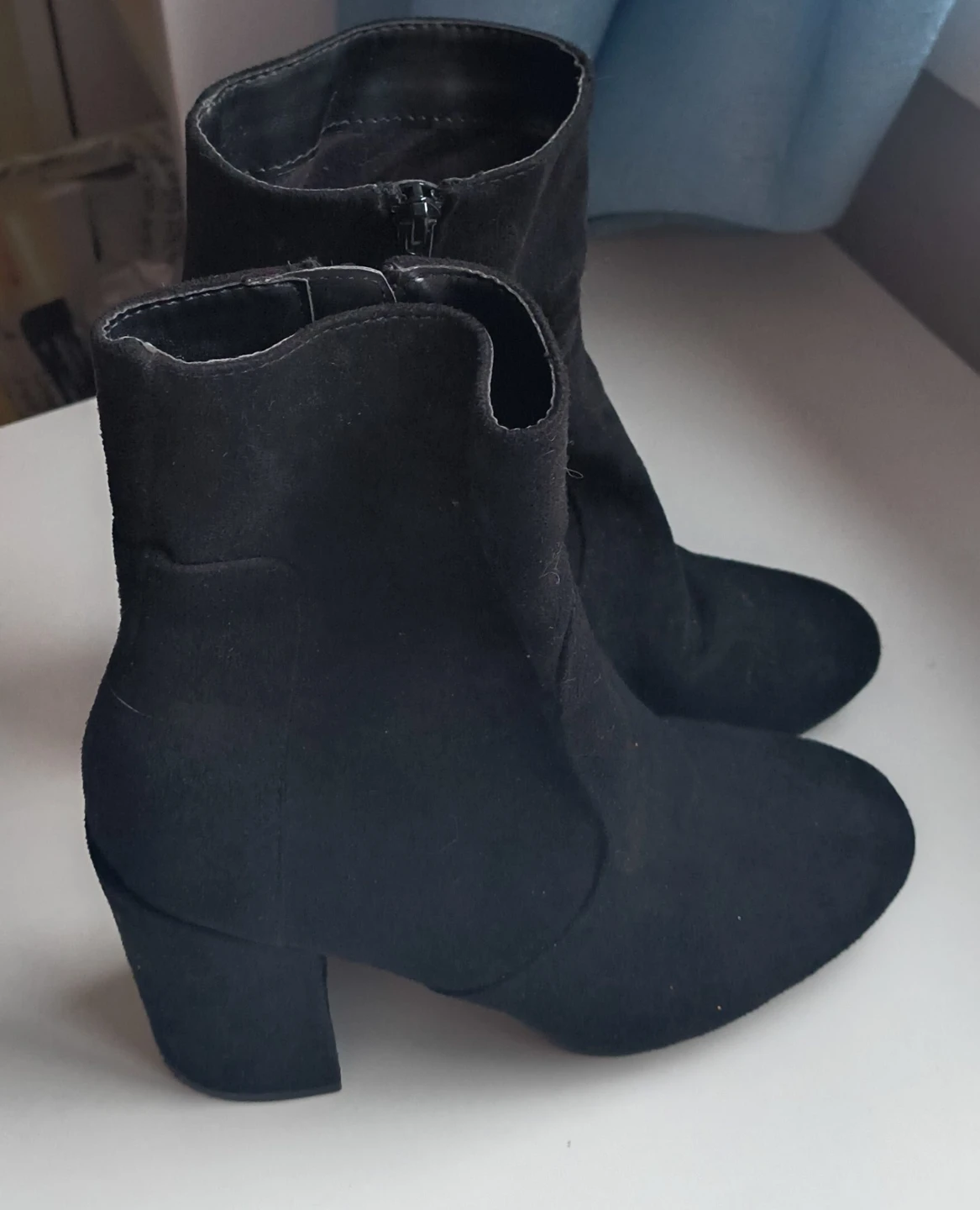 Black Suede Ankle Boots