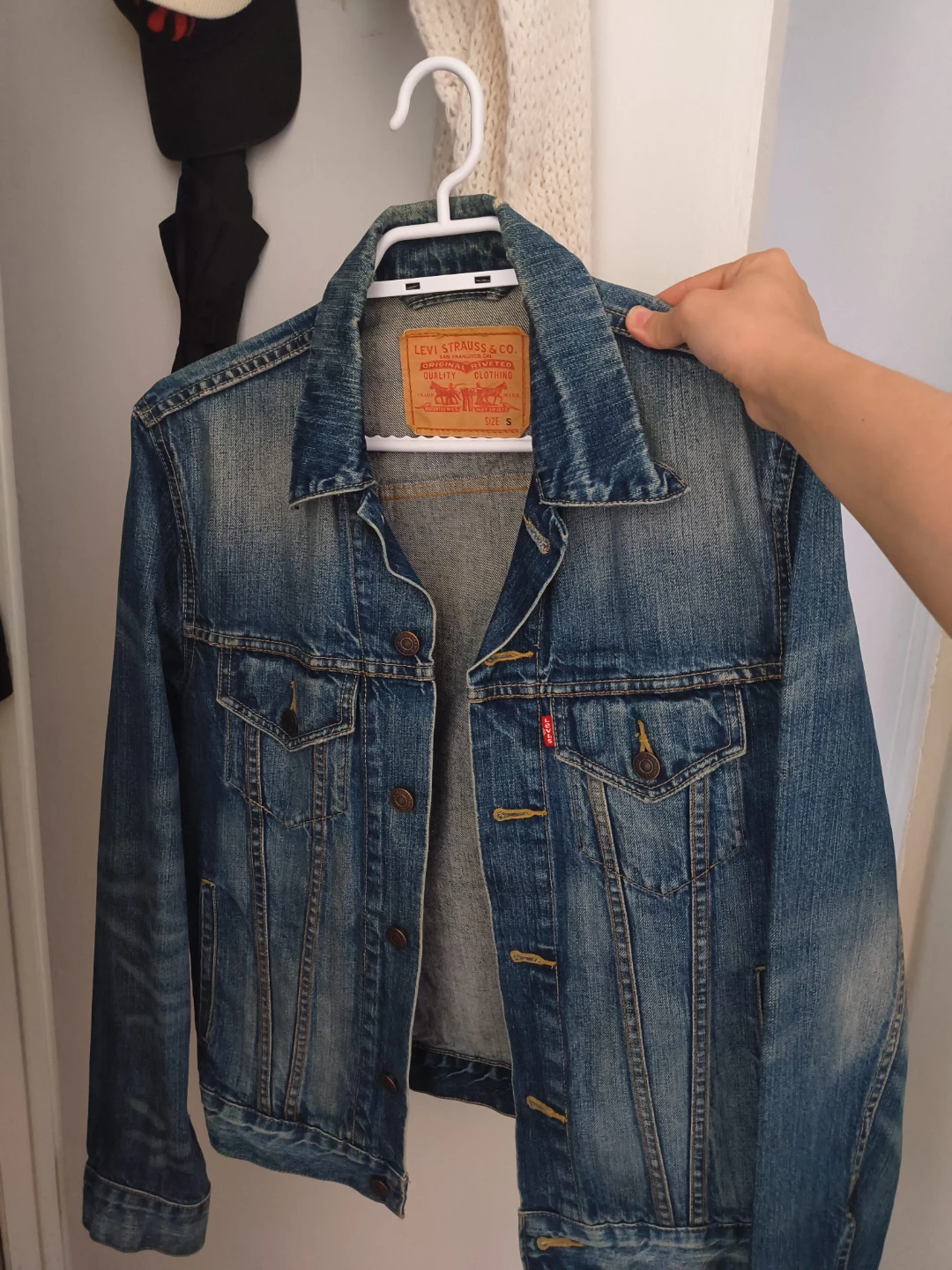 🔥VINTAGE🔥 Levi's Original Denim Jacket Size S - photo 4