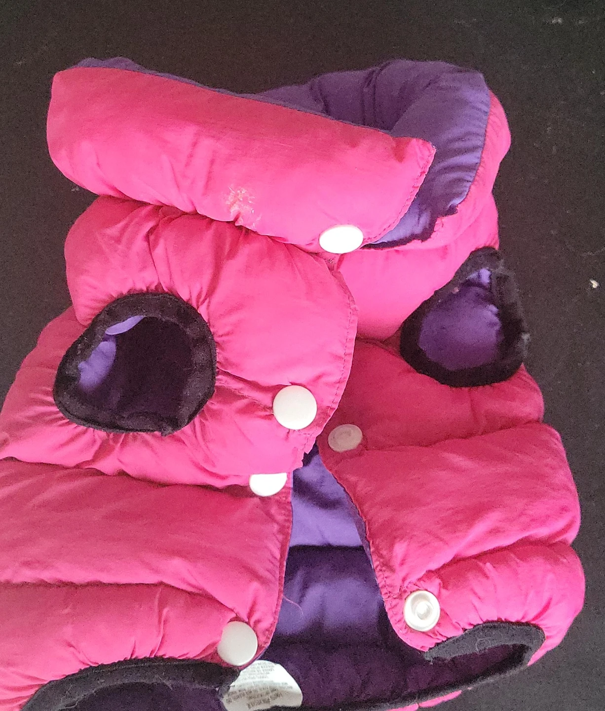 Pink & Purple Puffer Vest for Pets