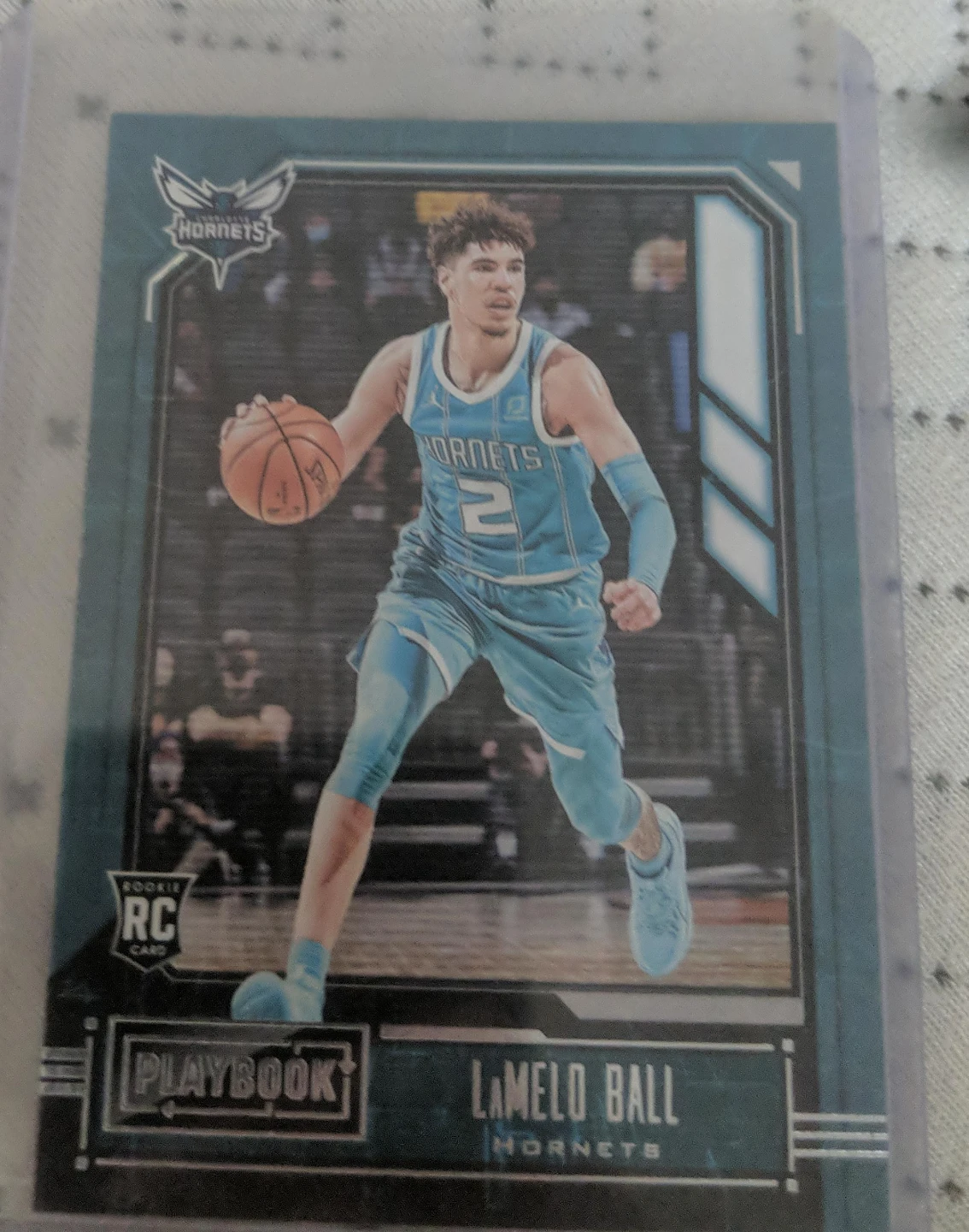2020-21 Panini Chronicles Playbook Lamelo Ball Rookie Card #192