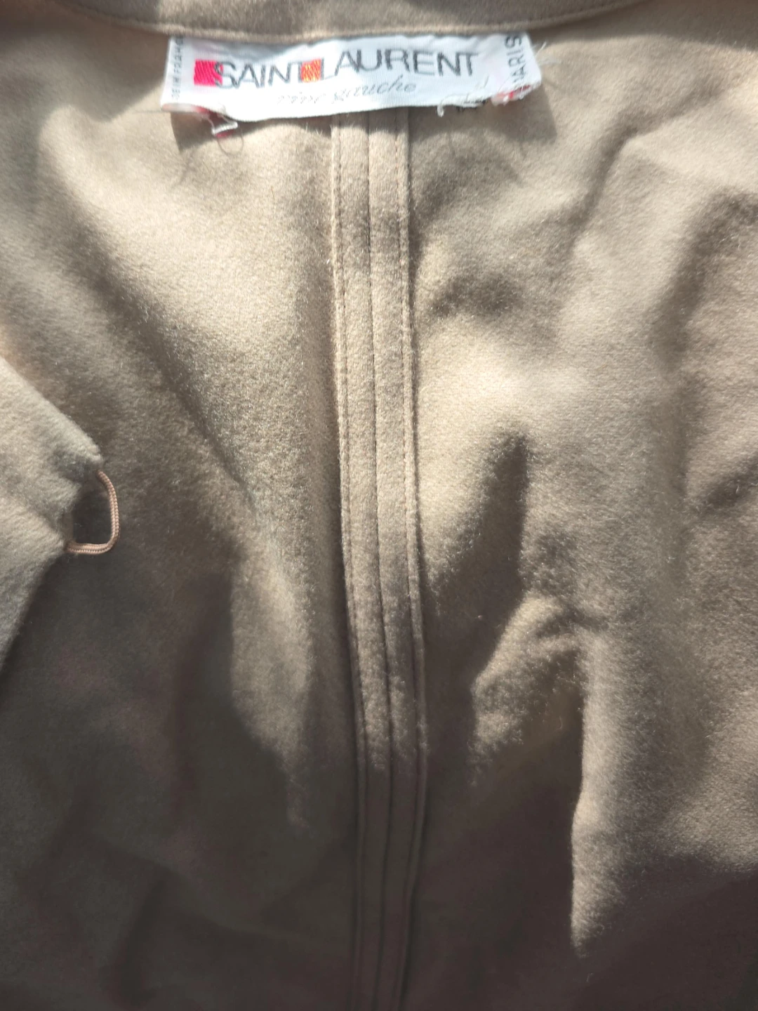 Saint Laurent Paris Beige Coat
