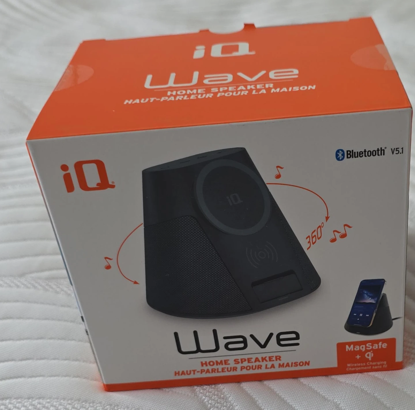 iQ Wave Home Speaker with Bluetooth V5.1 and MagSafe
