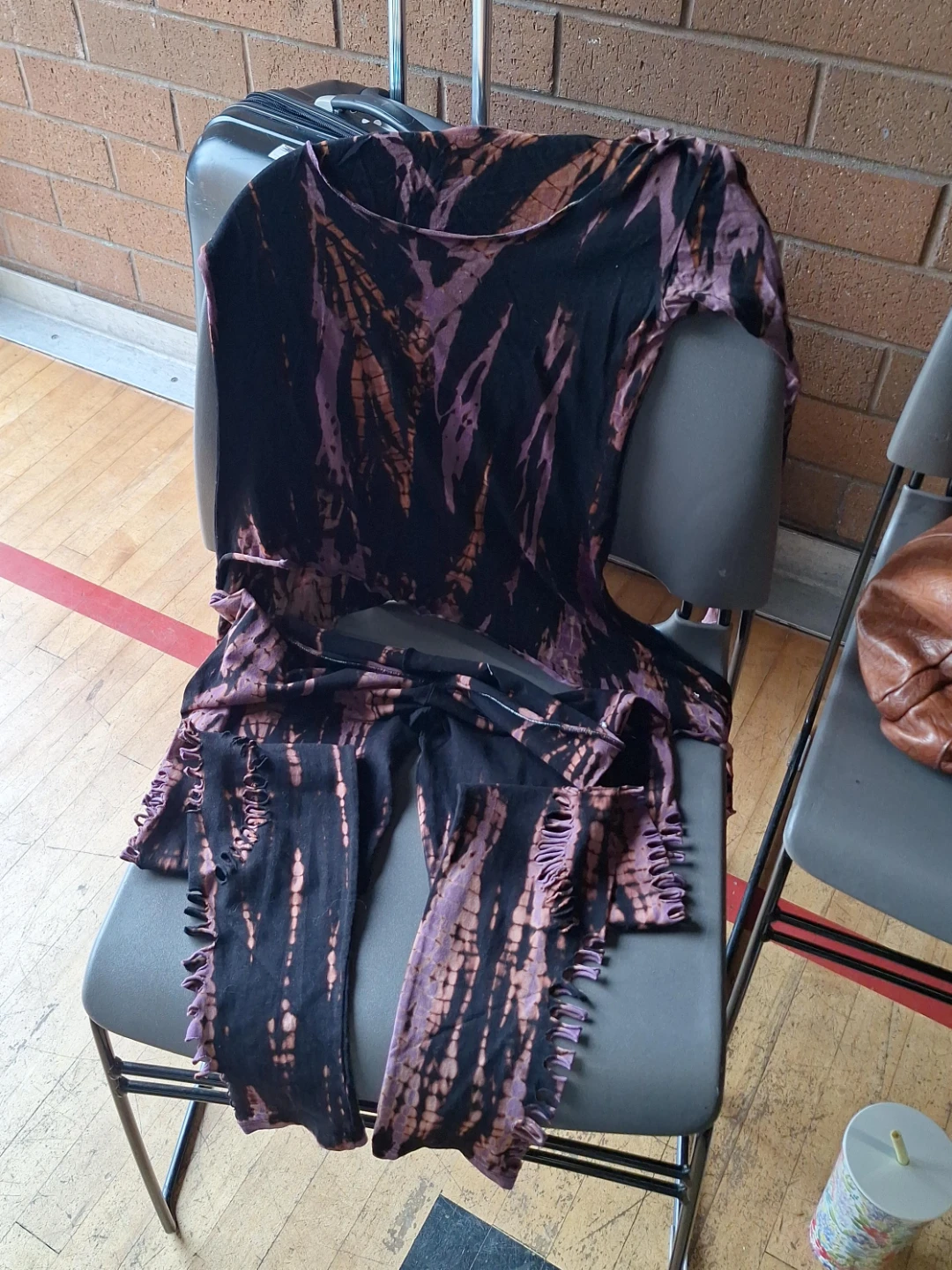 Tie-dye T-shirt and Pants Set