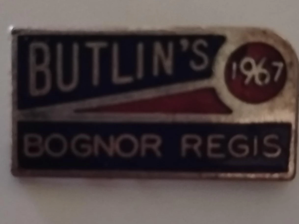Butlin's Bognor Regis 1967 Pin Badge