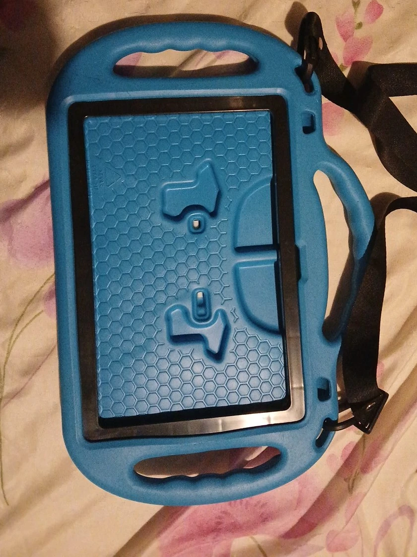 Blue Kids Tablet Case with Handle