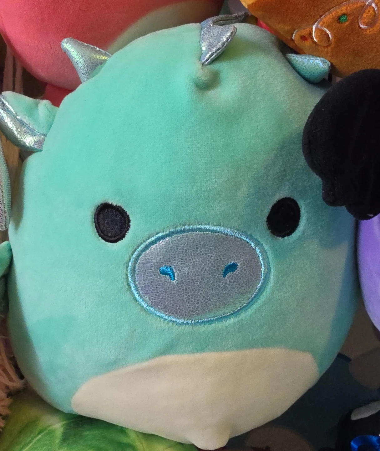 Squishmallow Teal Dragon Plush