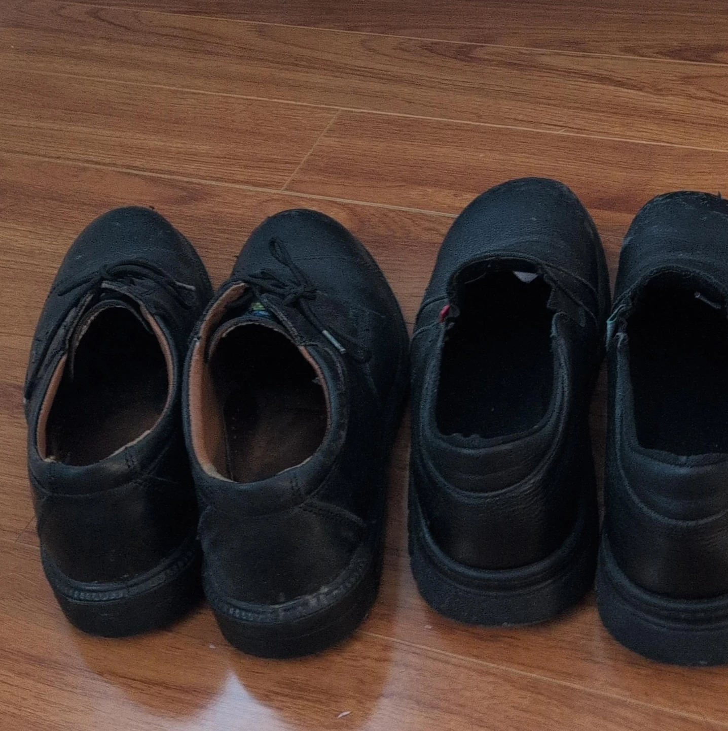 Black safety shoes Shoes - Size 9
