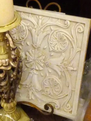 Decorative Wall Panel with Floral Embossing